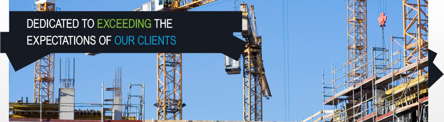 banner image - about us - cranes standing tall